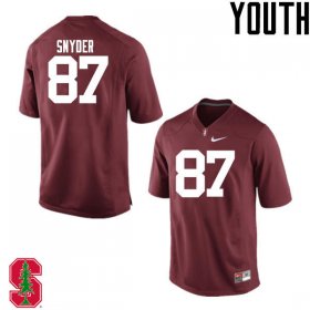 Sale - Cardinal Ben Snyder #87 Stanford Cardinal Youth Official High School Football Jersey