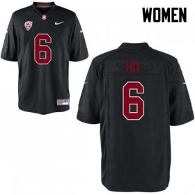 Sale - Black Andres Fox #6 Stanford Cardinal Women Classic High School Football Jersey