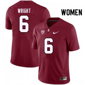 Sale - Cardinal Collin Wright #6 Stanford Cardinal Women Official High School Football Jersey