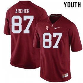 Sale - Cardinal Bradley Archer #87 Stanford Cardinal Youth Classic High School Football Jersey